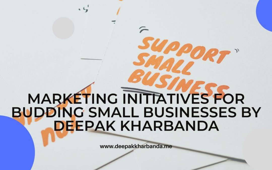 Marketing Initiatives For Budding Small Businesses By Deepak Kharbanda